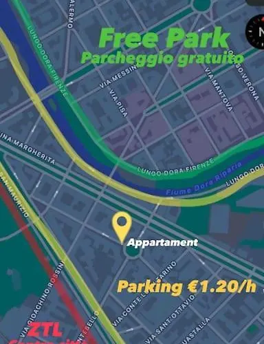 90m2 - Downtown - 6 Guest - Mole Antonelliana Apartman